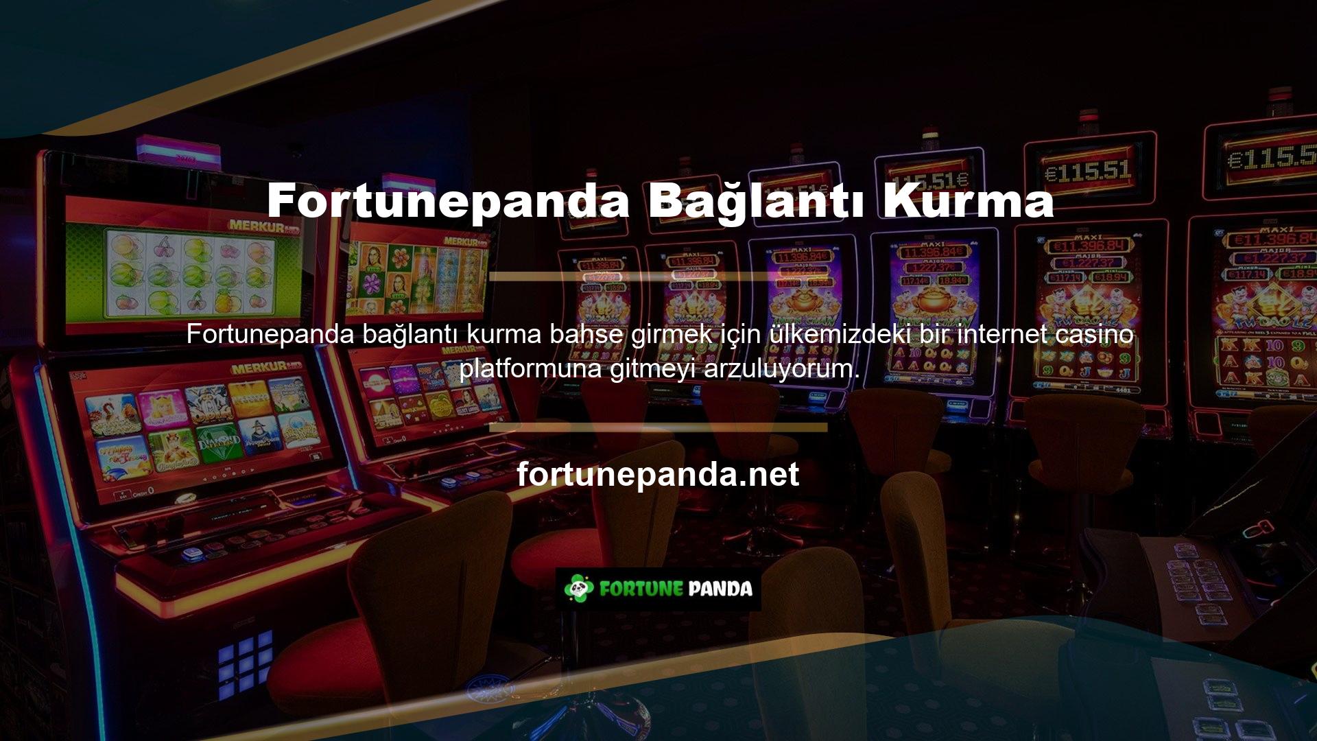 Fortunepanda casinosunda casino oynayarak çok para kazanabilirsiniz