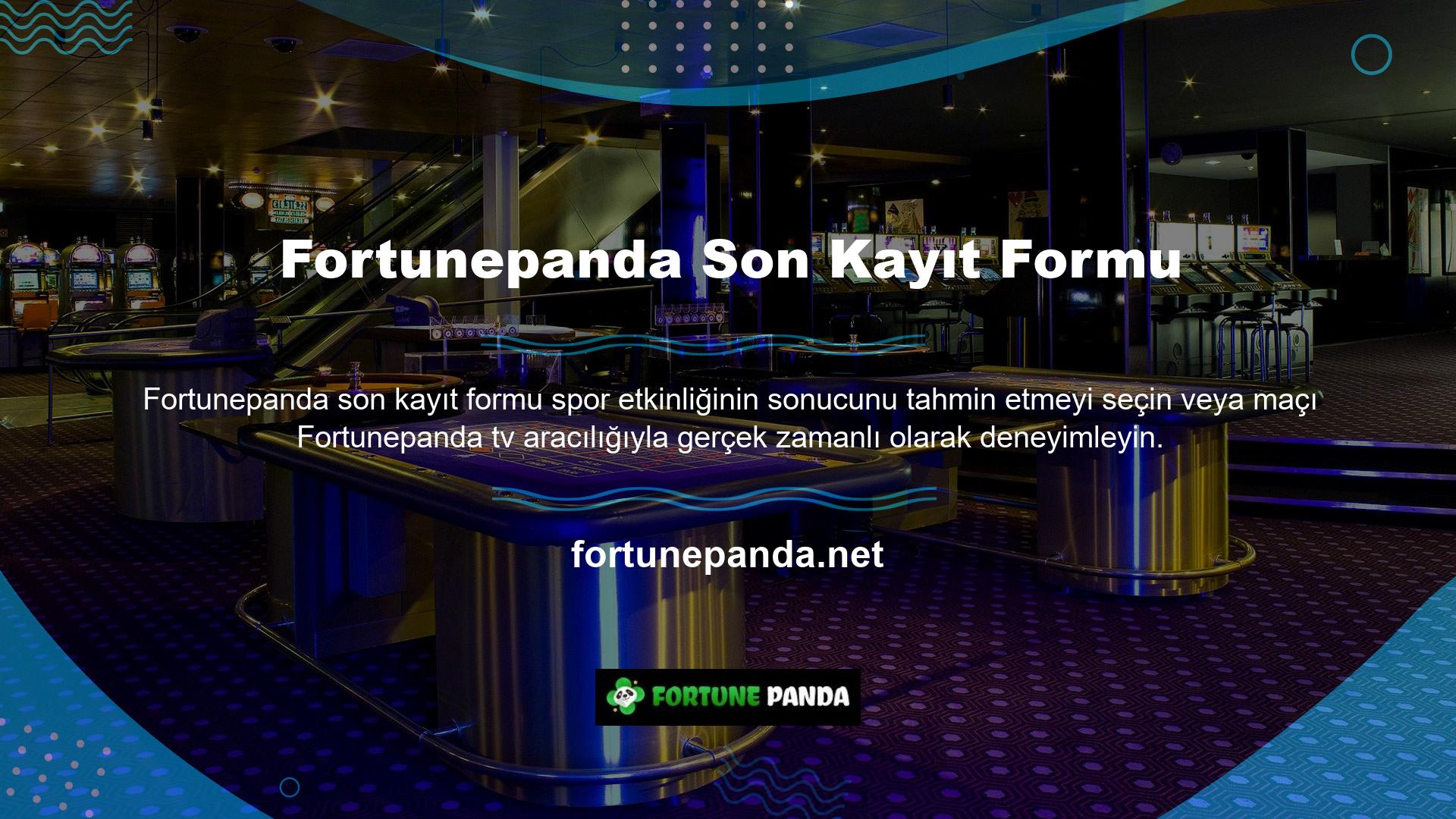 Fortunepanda giriş adresini değiştirdi