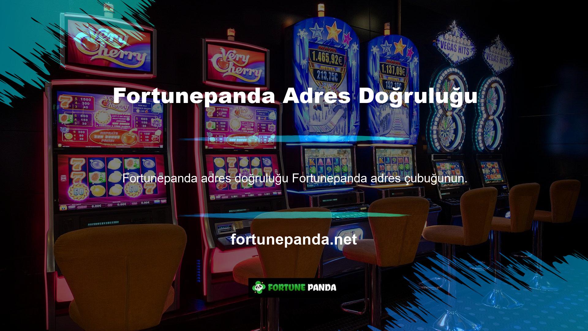 Adres çubuğunun doğruluğunu onaylarken, mevcut Fortunepanda gibi son adres adının adres çubuğunda yazılan URL adresi ile uyumlu olup olmadığını kontrol ettiğinizden emin olun